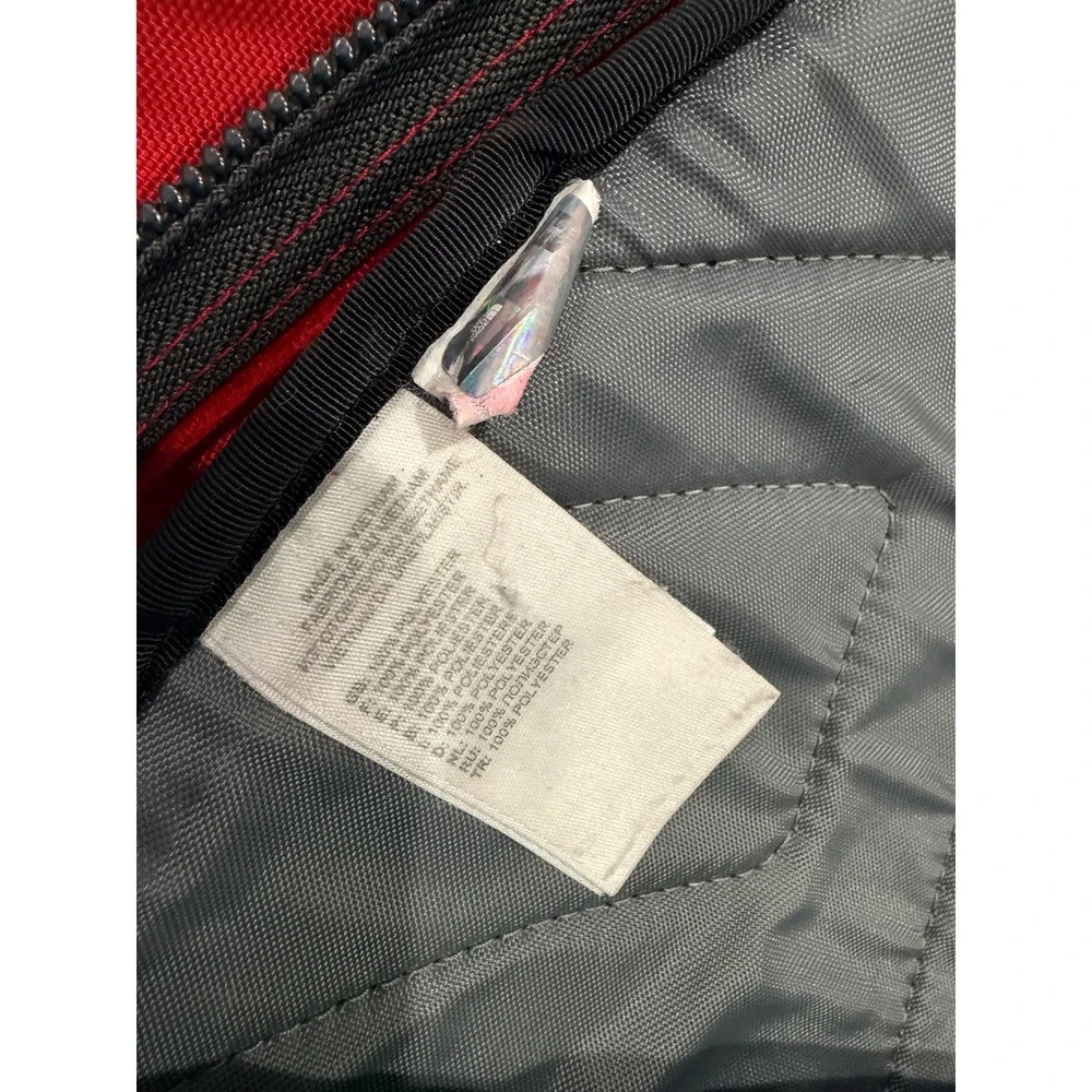 The North Face Jester Backpack Red Charcoal Grey School Hiking Bag